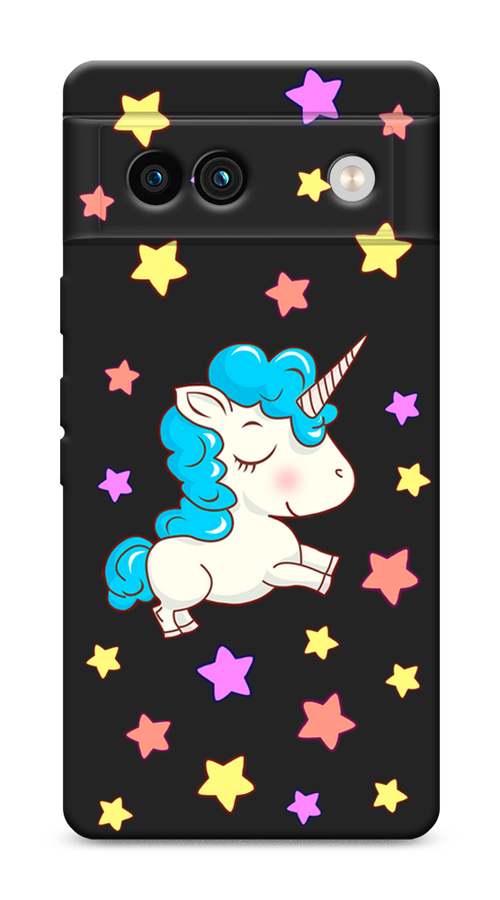 

Чехол Awog на Google Pixel 7A, Голубой;фиолетовый;желтый, 271452-1