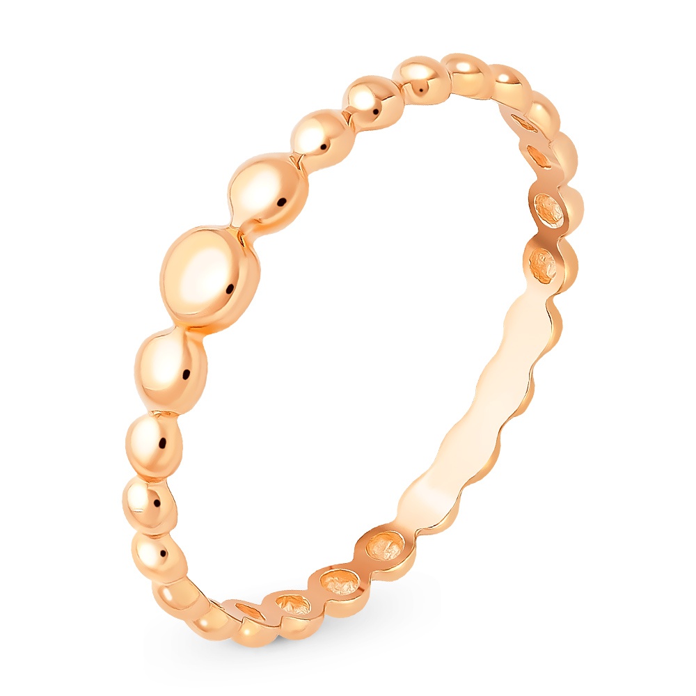 

Кольцо женское из красного золота без вставки 585Gold 401005062, р, 401005062