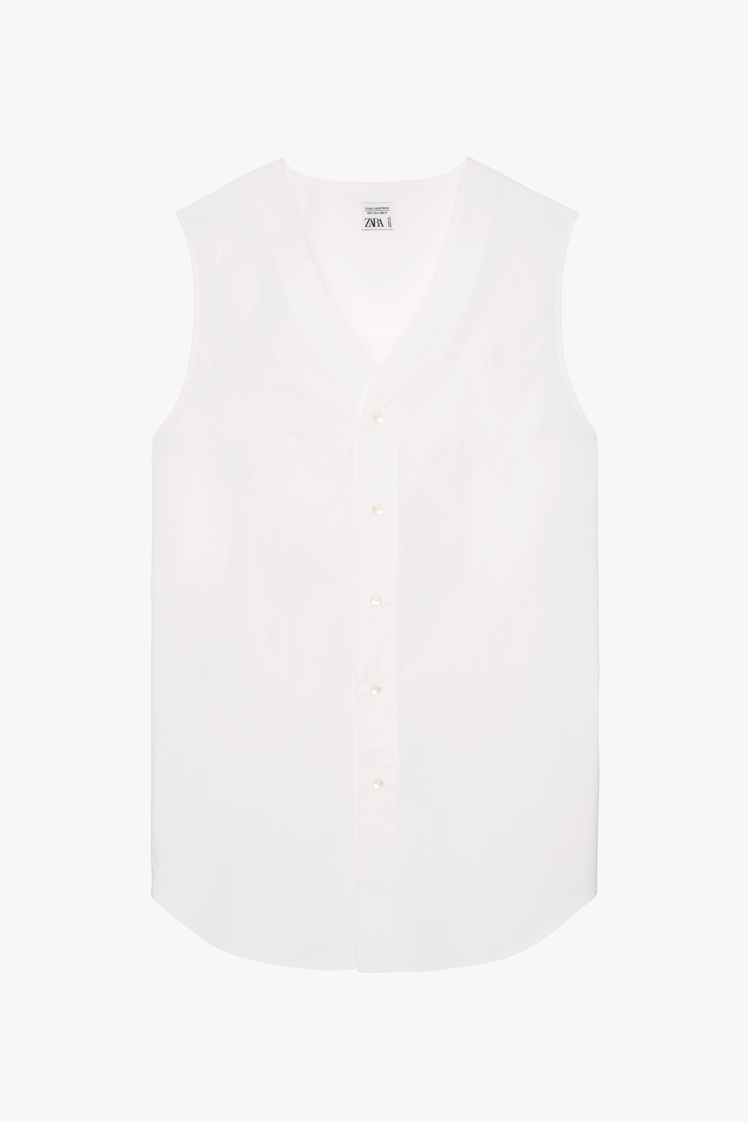 

Рубашка мужская ZARA 06264910 белая L (доставка из-за рубежа), Белый, 06264910