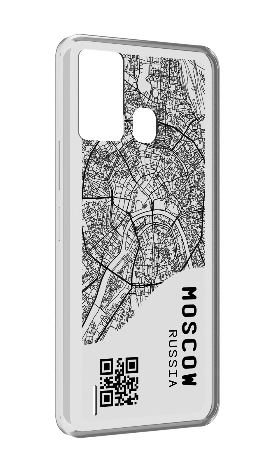 

Чехол MyPads схема-москва для ITEL S16 / ITEL Vision 1 Pro, Прозрачный, Tocco