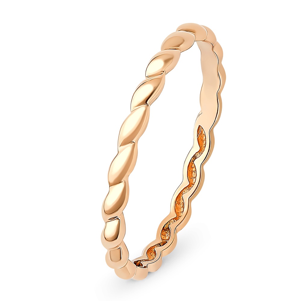 

Кольцо женское из красного золота 585Gold 401005063, р, 401005063