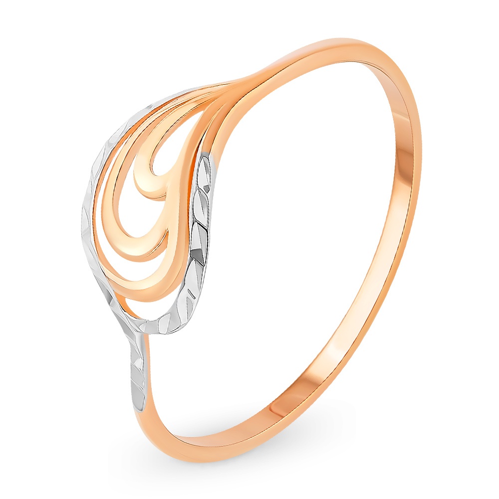 

Кольцо женское из красного золота 585Gold 499000024, р, 499000024
