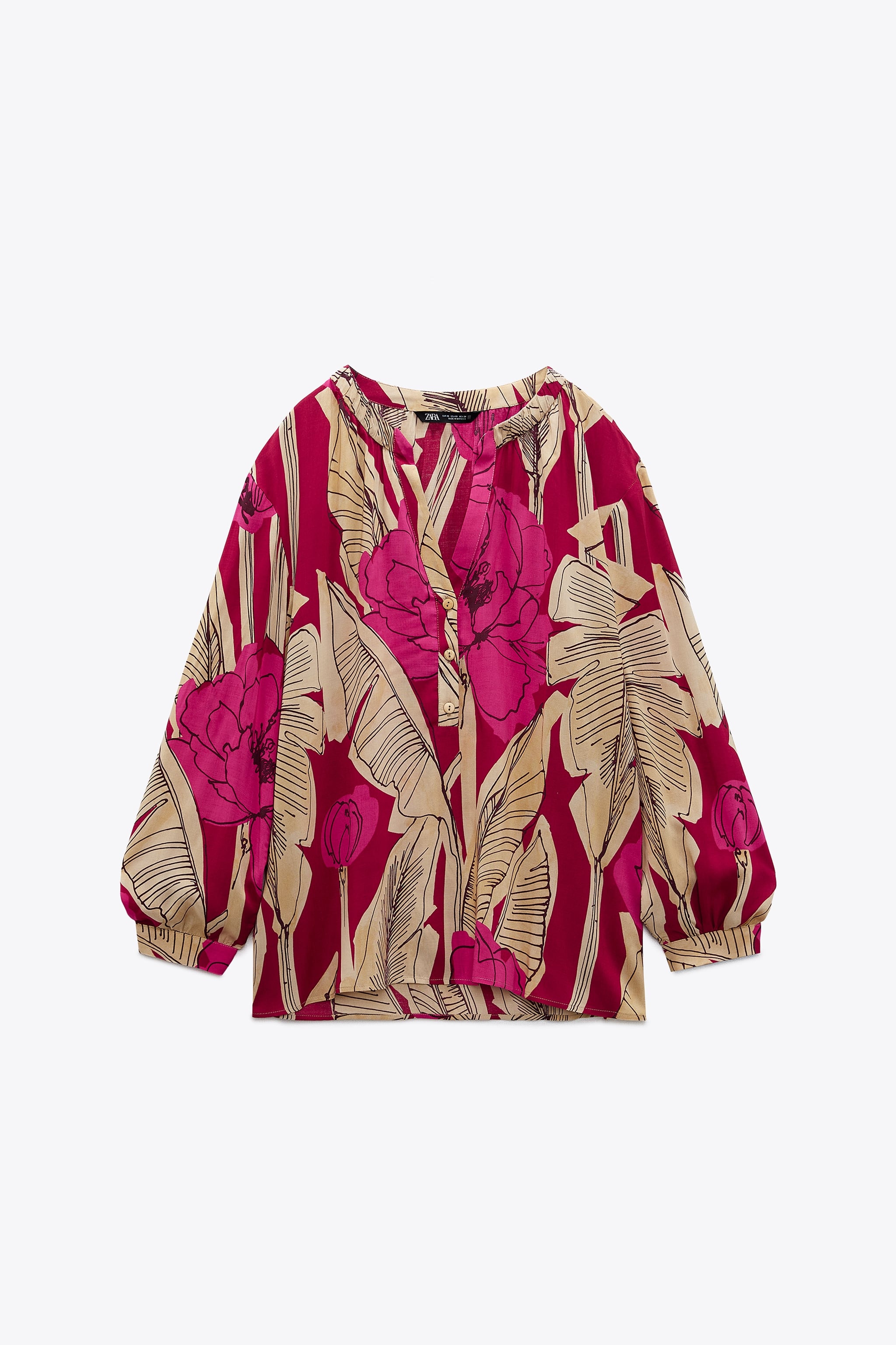 Блуза женская ZARA 03082206 разноцветная M (доставка из-за рубежа)