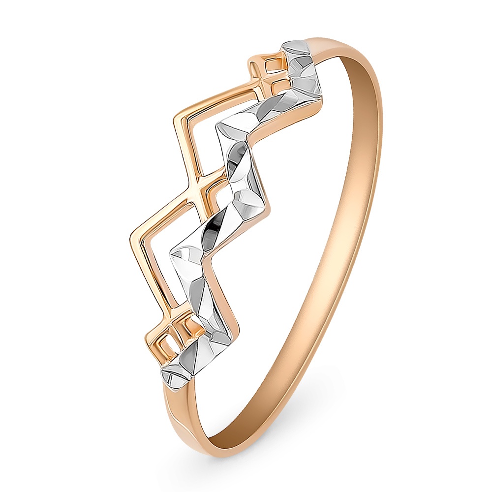 

Кольцо женское из красного золота 585Gold 499000085, р, 499000085