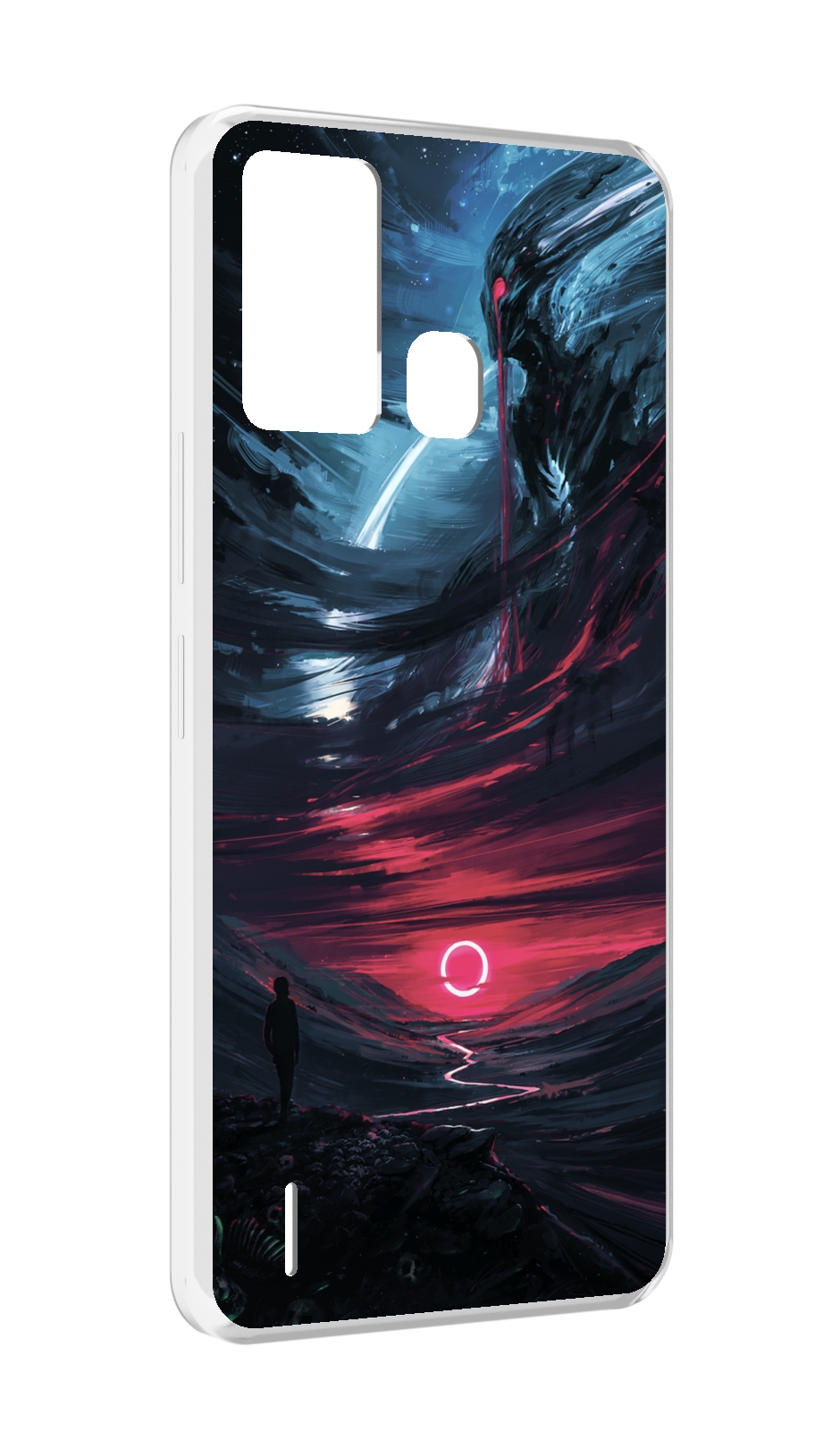 

Чехол MyPads страшный мир для ITEL S16 / ITEL Vision 1 Pro, Прозрачный, Tocco