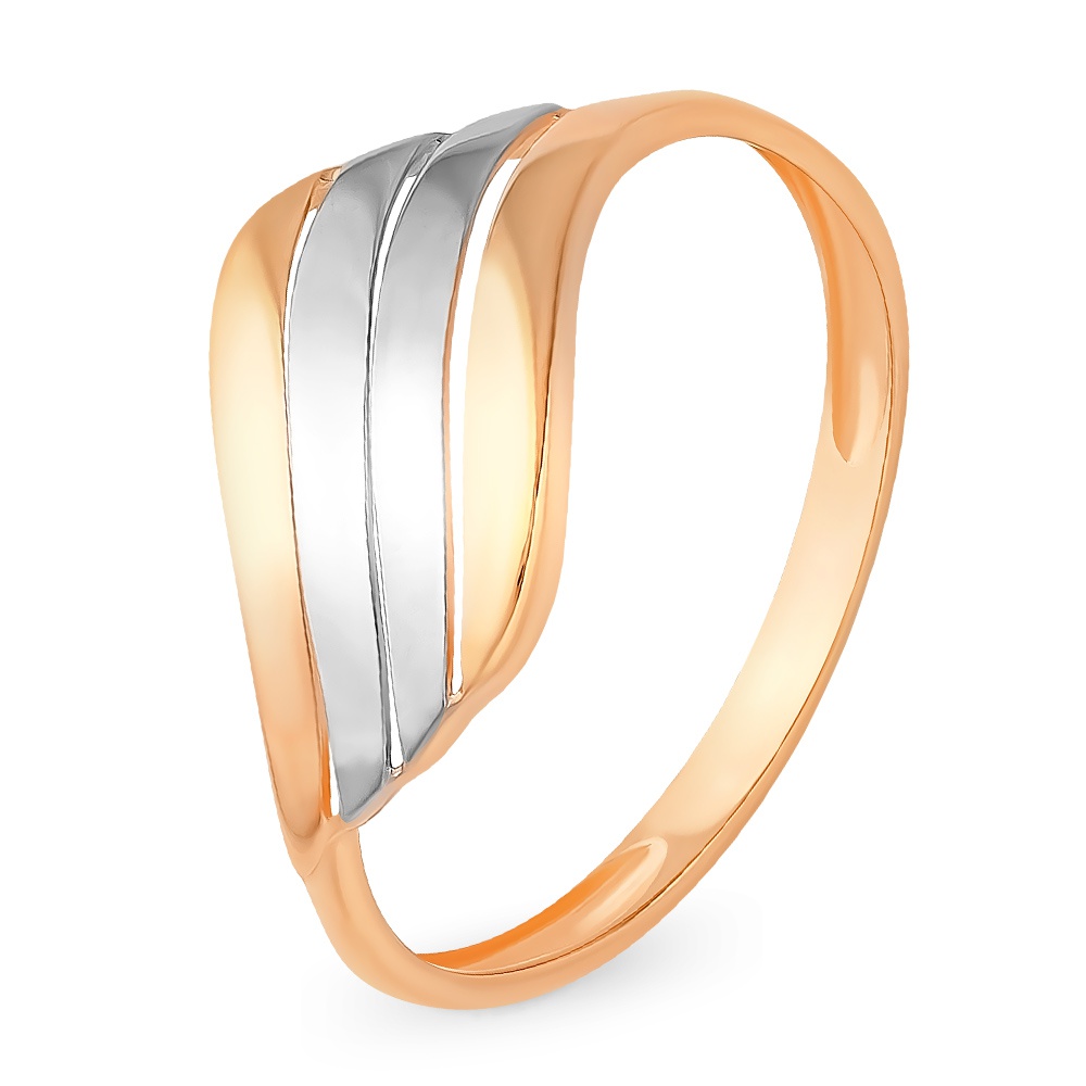 

Кольцо женское из красного золота 585Gold 499000051, р, 499000051