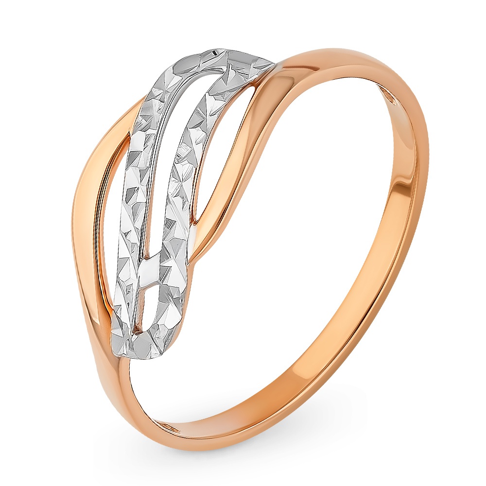 

Кольцо женское из красного золота без вставки 585Gold 401005040, р, 401005040