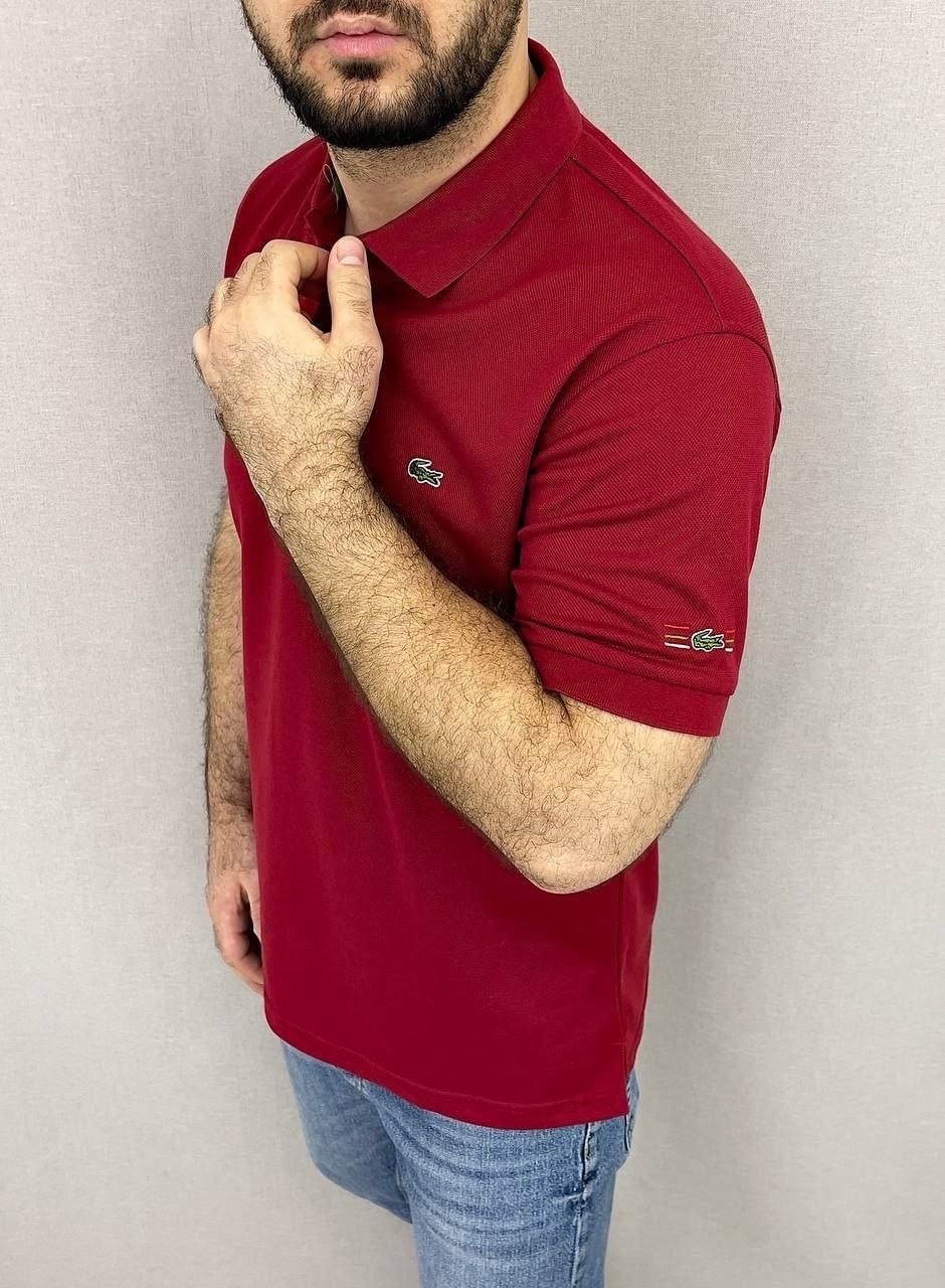 

Футболка мужская Lacoste CA-16998 бордовая 56 RU реплика, Бордовый, CA-16998