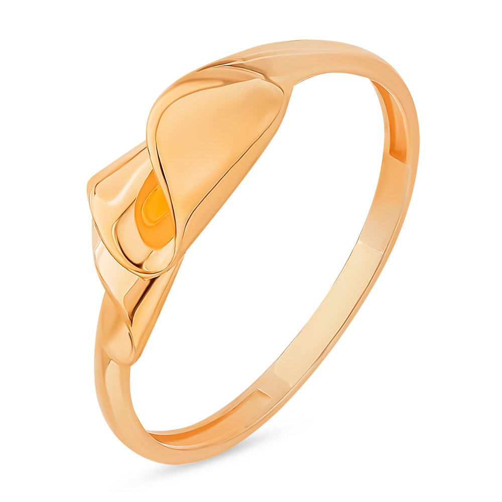 

Кольцо женское из красного золота без вставки 585Gold 499000029, р, 499000029