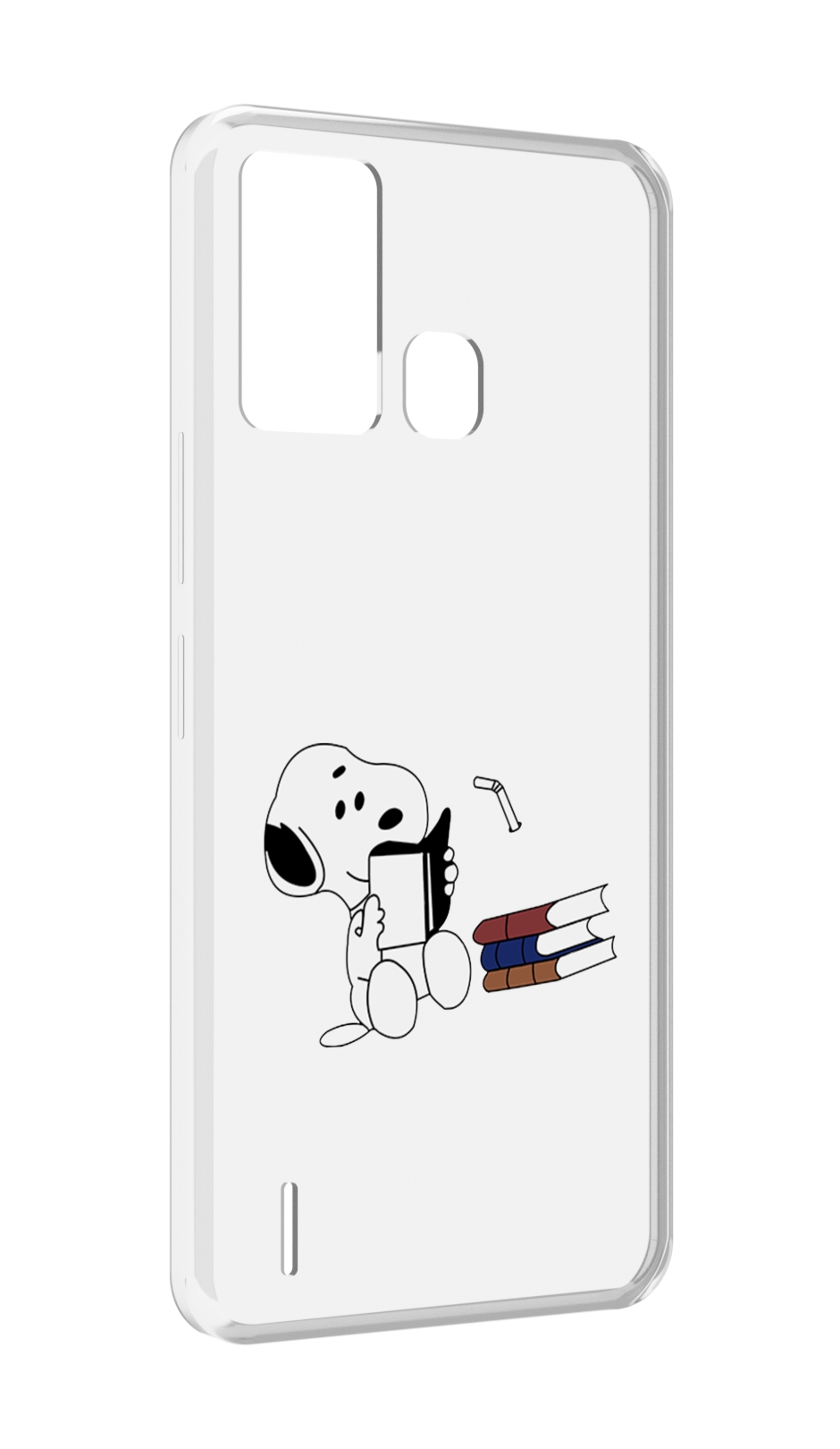

Чехол MyPads собака-с-книжками для ITEL S16 / ITEL Vision 1 Pro, Прозрачный, Tocco