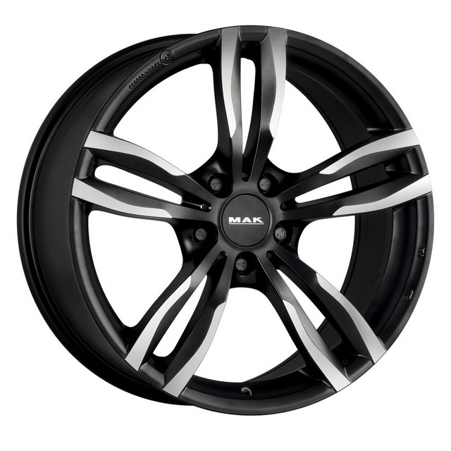 

Колесный диск MAK LUFT 19x8.50 5x120 ET38 DIA72.60 F8590LFIB38IBX, Черный;серебристый