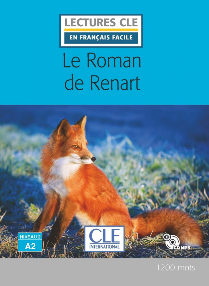 фото Книга lecture cle en français facile niveau 2 (1200 mots): le roman de renart - livre + cd cle international