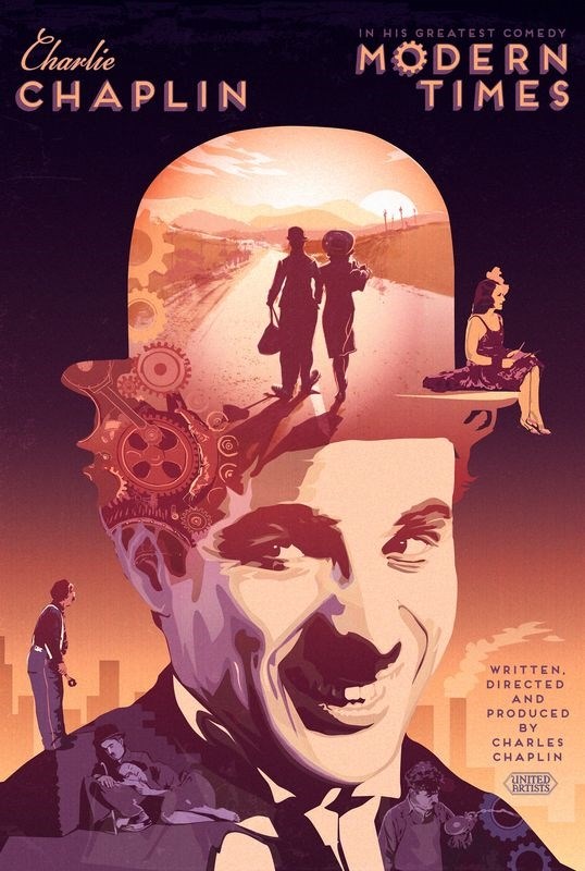 

Постер к фильму "Новые времена" (Modern Times) A4