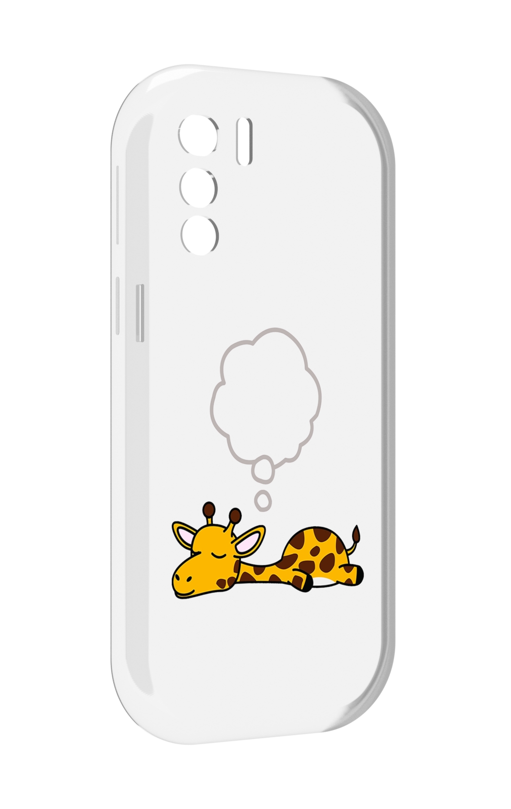 

Чехол MyPads спящий-жираф детский для UleFone Note 13P, Прозрачный, Tocco