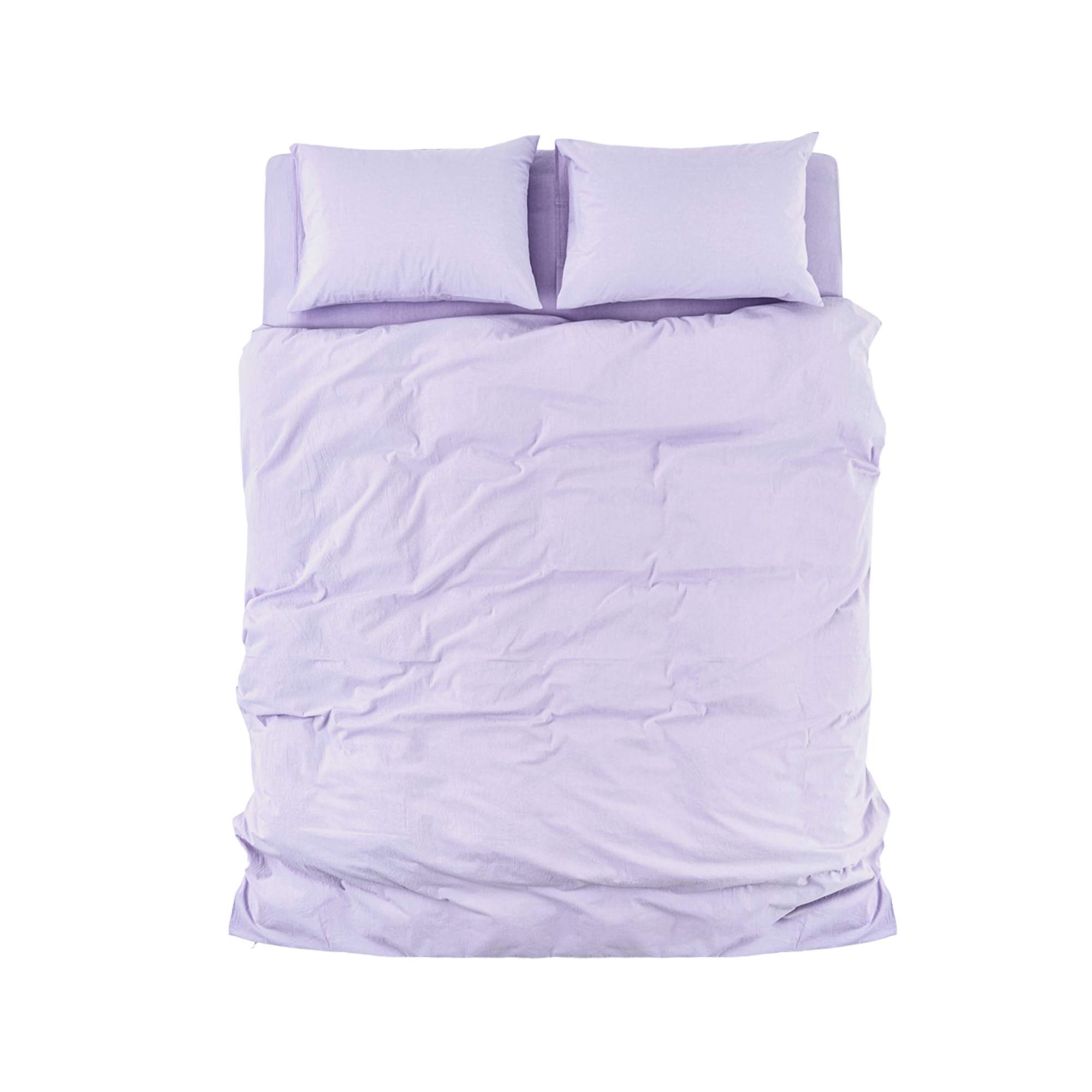 

Пододеяльник из вареного хлопка Melange Violet 220x200, Фиолетовый, Пододеяльник