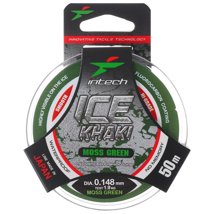 

Леска Intech Ice Khaki moss green 0,148, 50 м