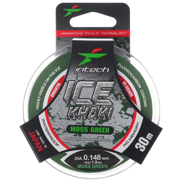 

Леска Intech Ice Khaki moss green 0,148, 30 м