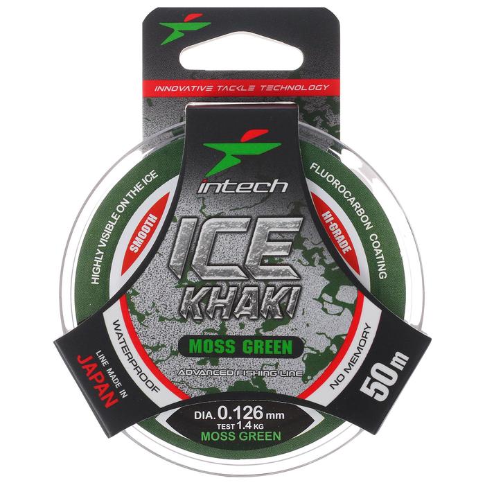 

Леска Intech Ice Khaki moss green 0,126, 50 м