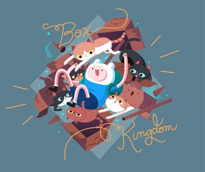 

Постер к сериалу "Время приключений" (Adventure Time with Finn & Jake) 50x70 см