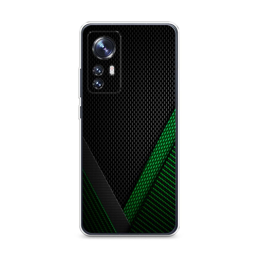 

Чехол Awog на Xiaomi 12/12X/12S "Зеленый карбон", Разноцветный, 312950-3