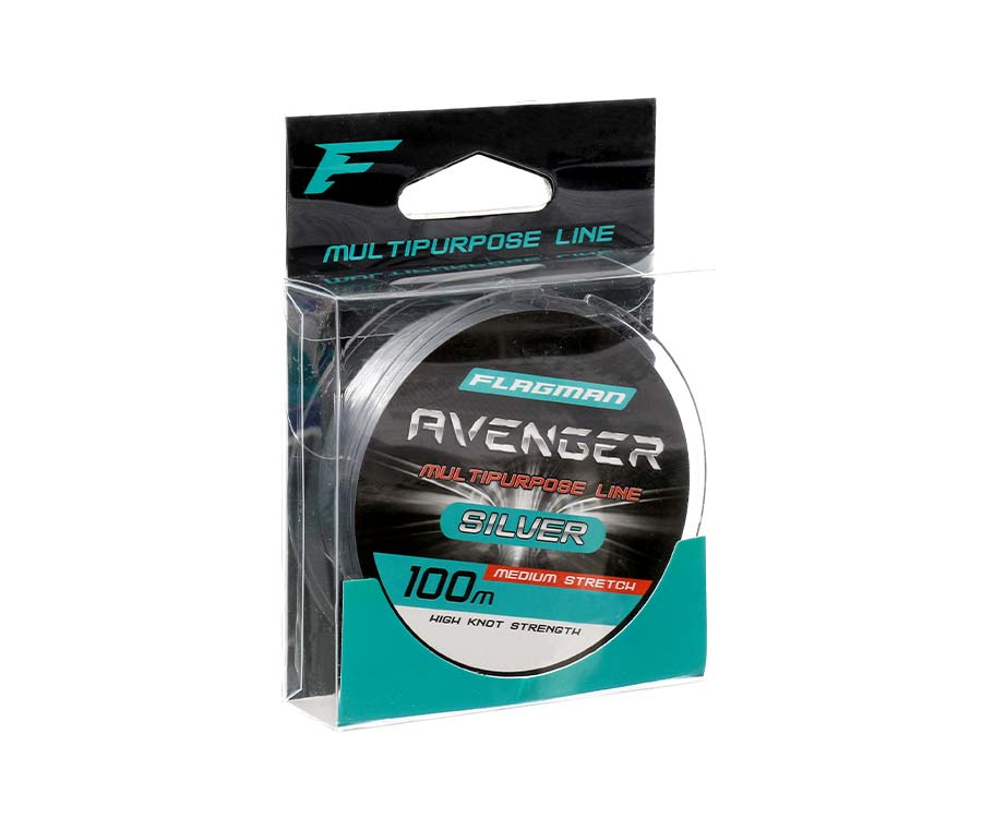 

Леска Flagman Avenger Silver Line, 100 м 0,45 мм FL05100045, Avenger Silver Line