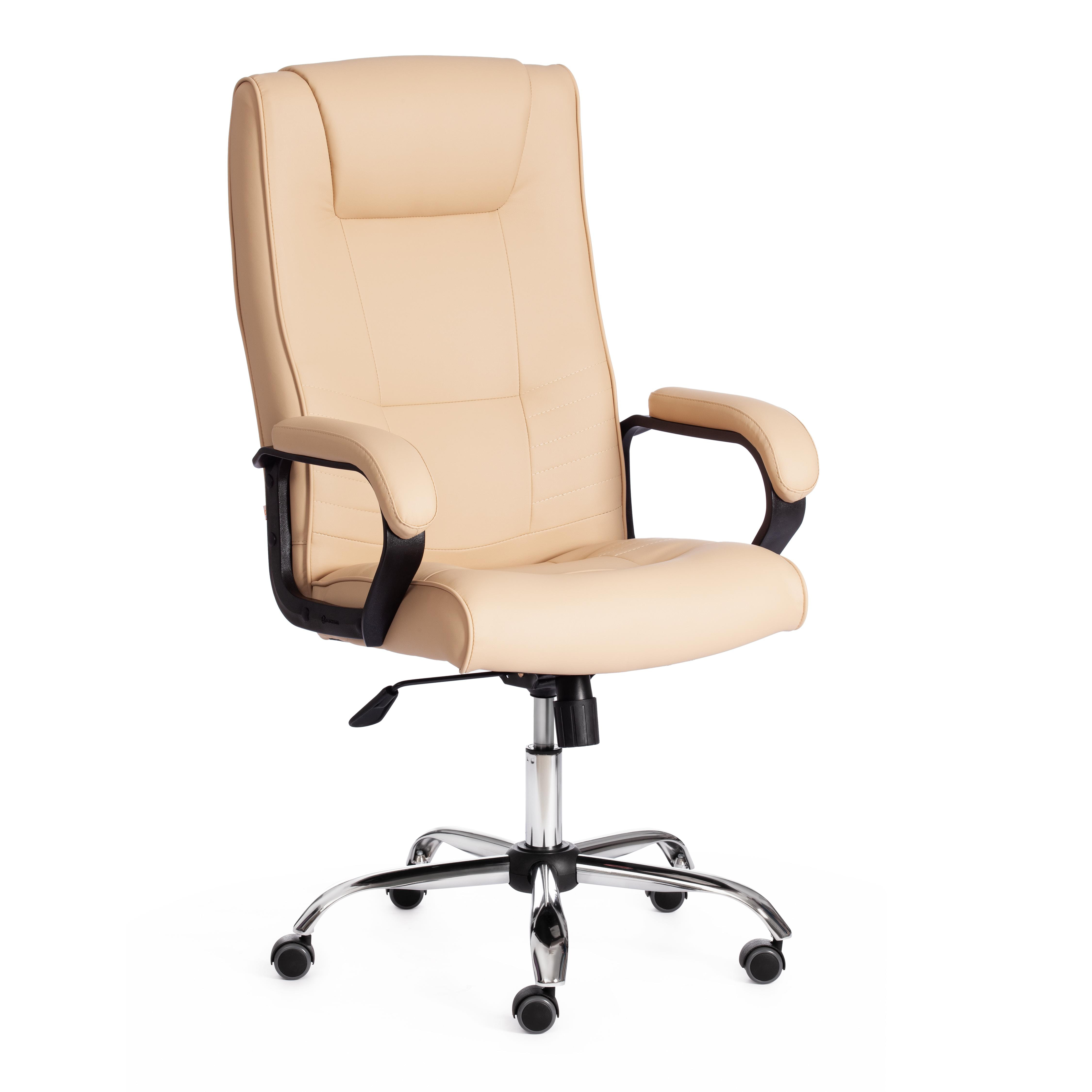 

Кресло TetChair MAXIMA Хром (22) кож/зам, бежевый, 36-34