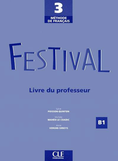 фото Книга festival 3 - livre du professeur cle international