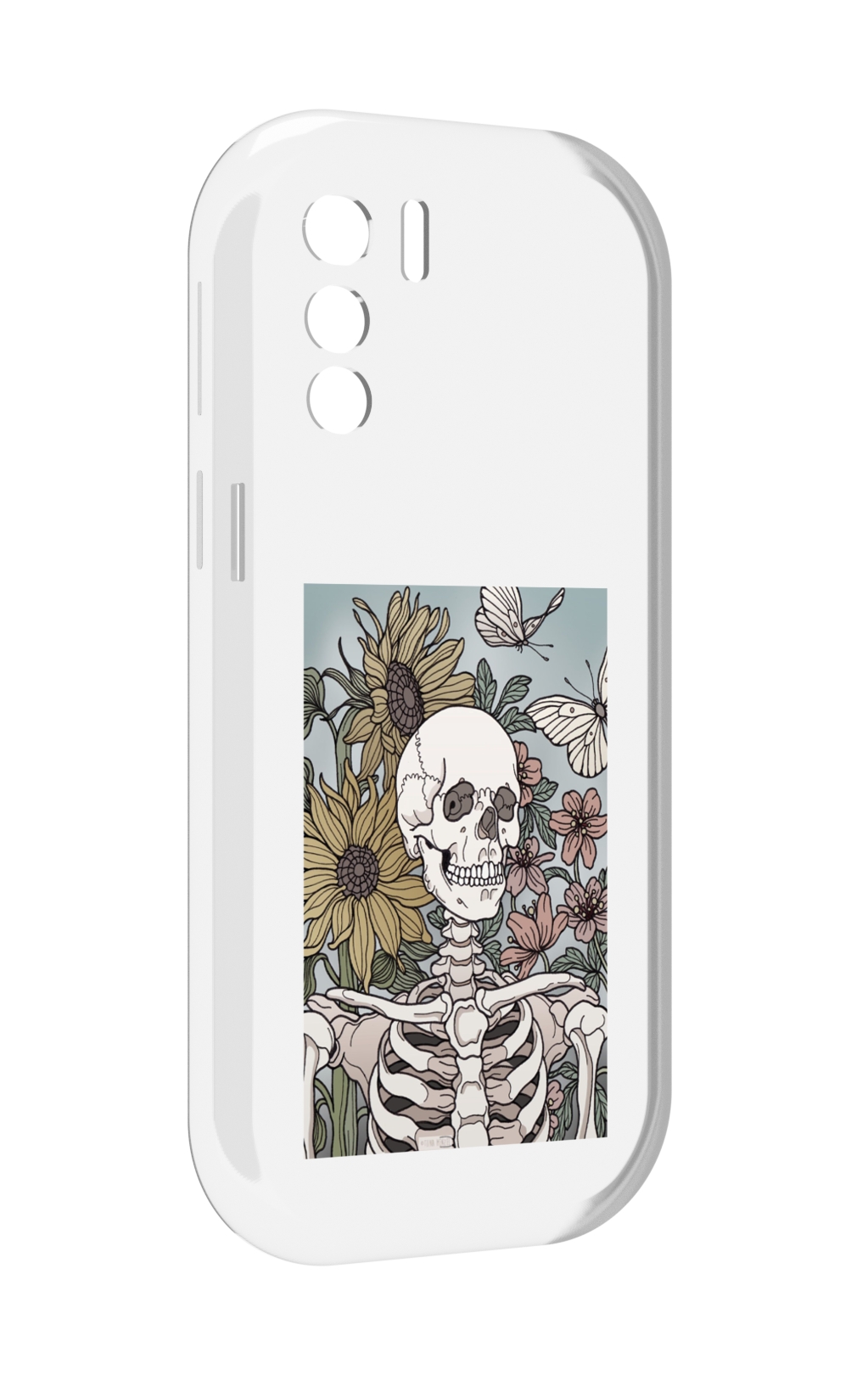 

Чехол MyPads скелетик с подсолнухами для UleFone Note 13P, Прозрачный, Tocco