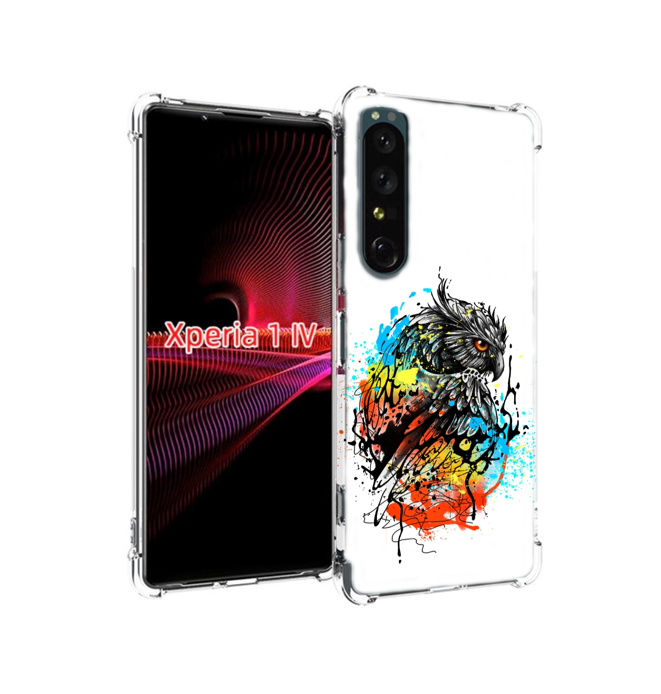 

Чехол накладка MyPads Творческая сова для Sony Xperia 1 IV, Прозрачный, Tocco