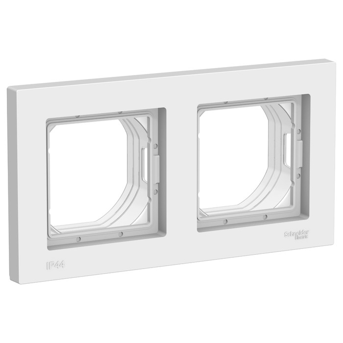 

Рамка SE AtlasDesign Aqua, 2 поста, IP44, белая, ATN440102, Белый