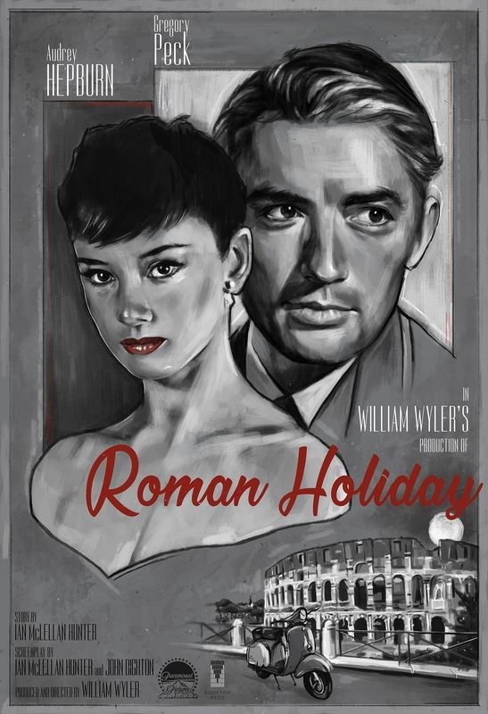 

Постер к фильму "Римские каникулы" (Roman Holiday) A3