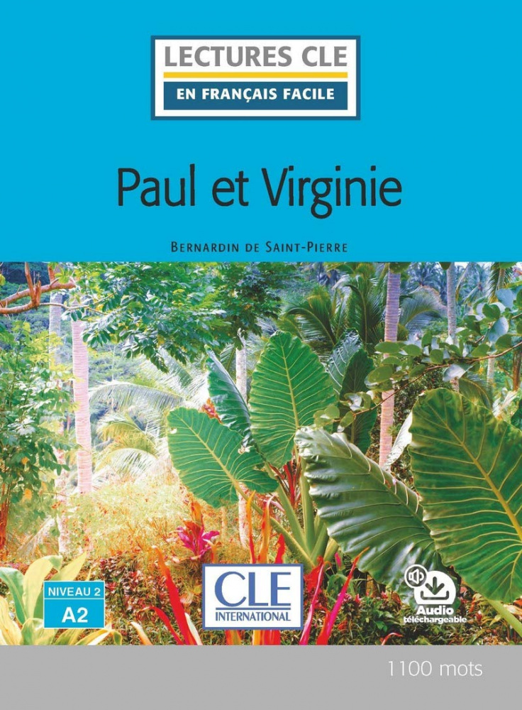 фото Книга en francais facile 2 (a2) paul et virginie + audio telechargeable cle international