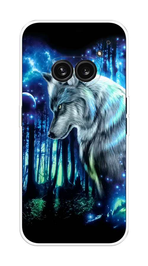 

Чехол на Nothing Phone 2a "Сказочный волк", Синий;серебристый;черный, 3300350-1