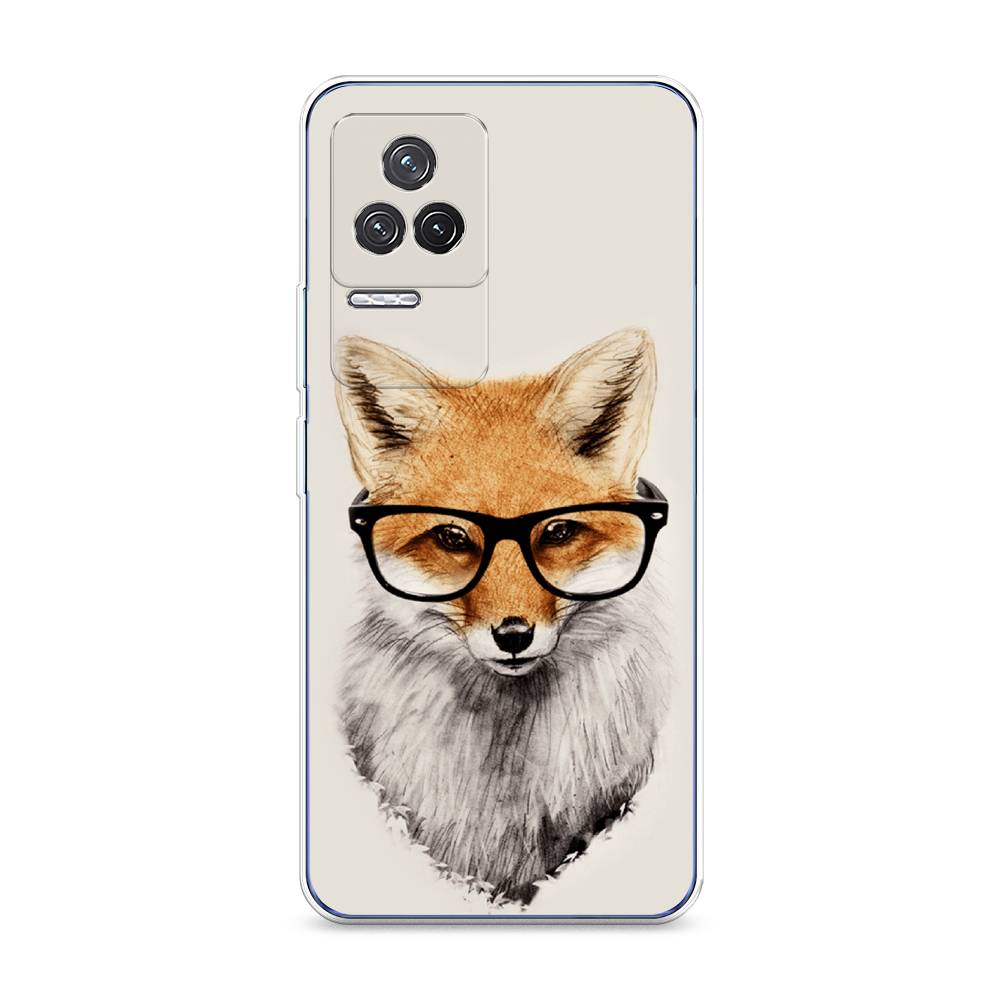 

Чехол Awog на Xiaomi Redmi K50 "Лиса в очках", Разноцветный, 312250-10