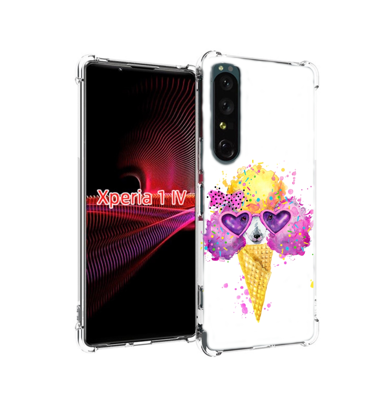 

Чехол накладка MyPads Рожок для Sony Xperia 1 IV, Прозрачный, Tocco