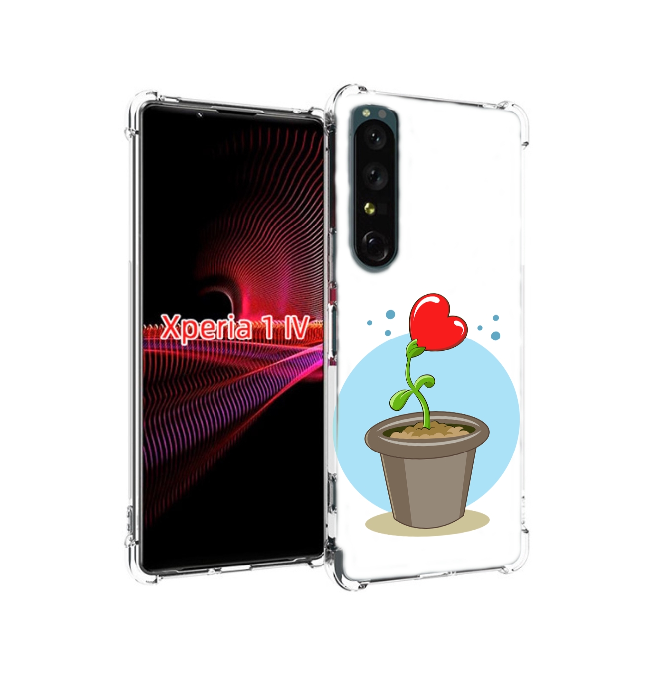 

Чехол накладка MyPads Растение любви 14 февраля для Sony Xperia 1 IV, Прозрачный, Tocco