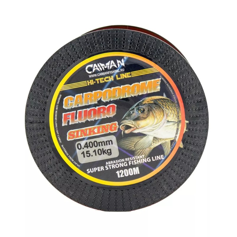 

Леска Caiman Carpodrome Fluoro orange, 1200 м 0,405 мм 7968, Carpodrome Fluoro