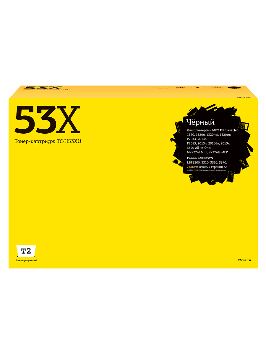 

Картридж для лазерного принтера EasyPrint Q7553X 21523 Black, совместимый, Черный, Q7553X