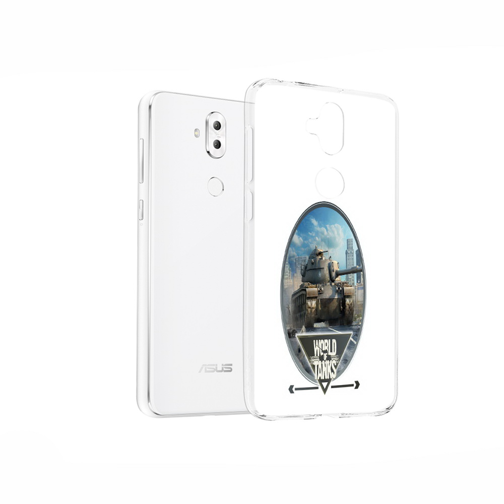 

Чехол MyPads Tocco для Asus ZenFone 5 Lite (ZC600KL) игра с танками, Прозрачный, Tocco