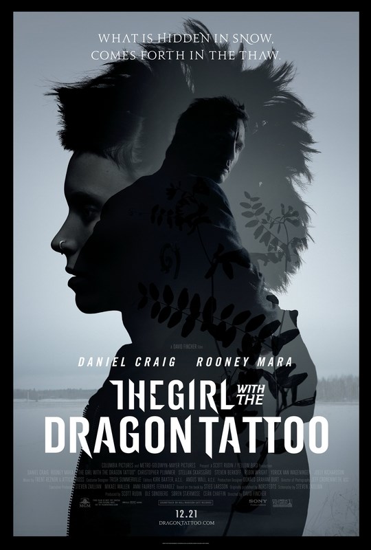 

Постер к фильму "Девушка с татуировкой дракона" (The Girl with the Dragon Tattoo) A2