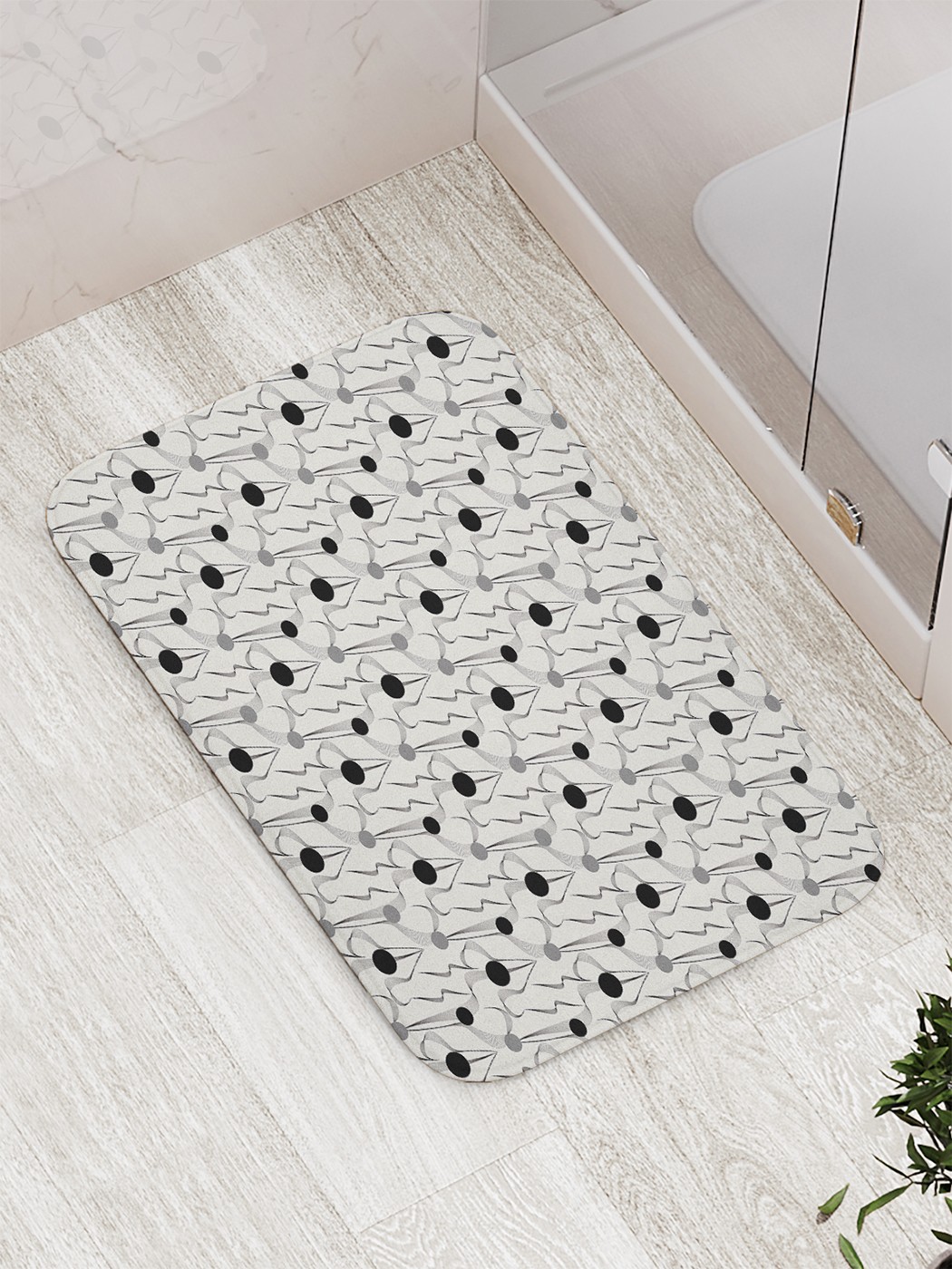 

Коврик противоскользящий для ванной, сауны, бассейна, 77х52 см bath_75956 JoyArty