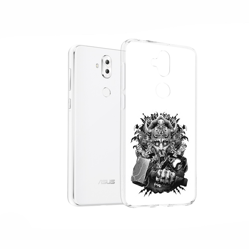 

Чехол MyPads Tocco для Asus ZenFone 5 Lite (ZC600KL) злой тор, Прозрачный, Tocco