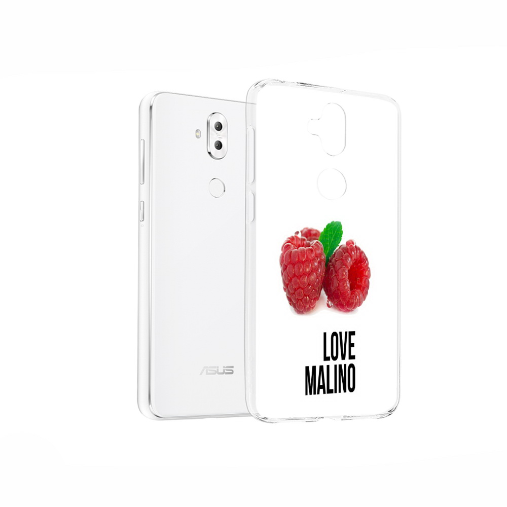 

Чехол MyPads Tocco для Asus ZenFone 5 Lite (ZC600KL) Бренд лове малино, Прозрачный, Tocco