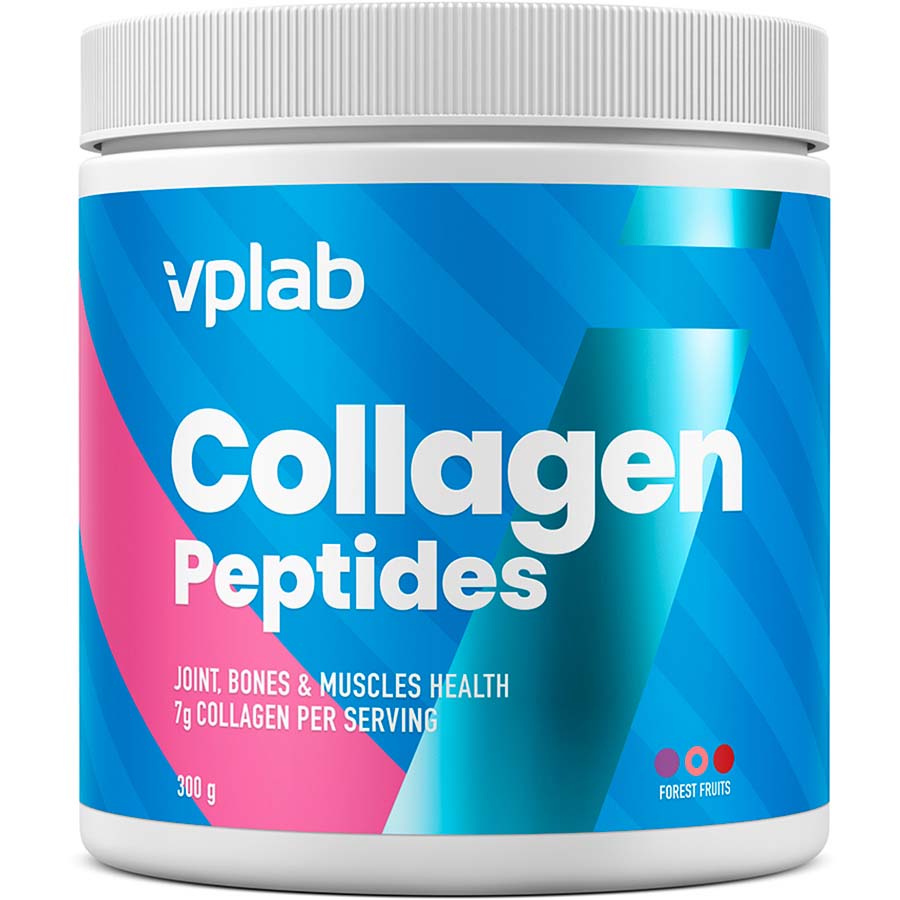 фото Vplab коллаген vplab collagen peptides, 300 г, вкус: лесные фрукты