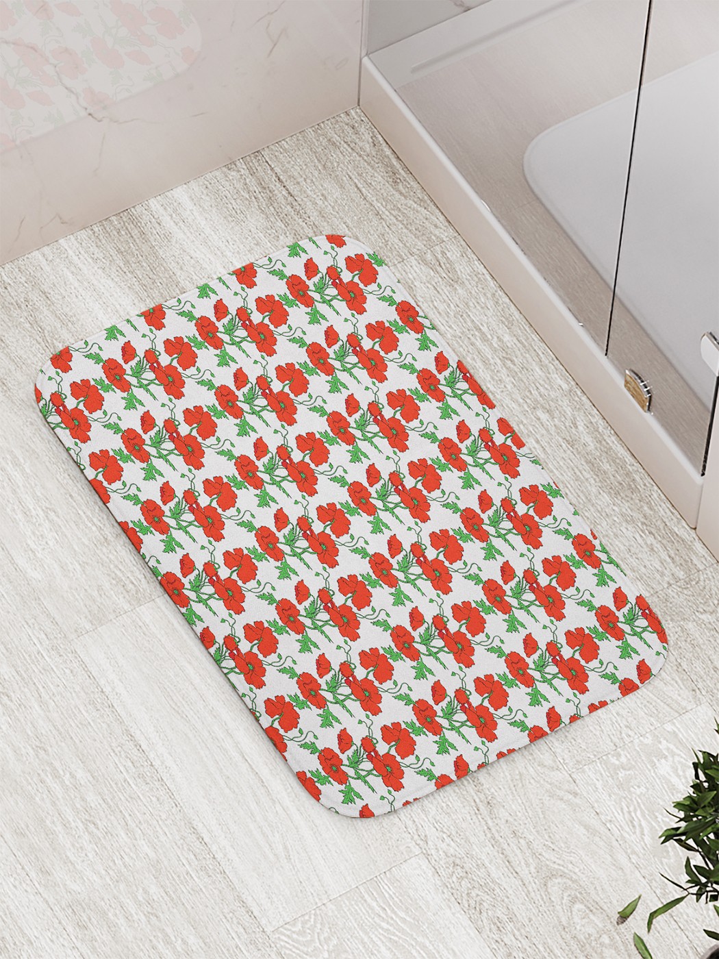 

Коврик противоскользящий для ванной, сауны, бассейна, 77х52 см bath_75932 JoyArty