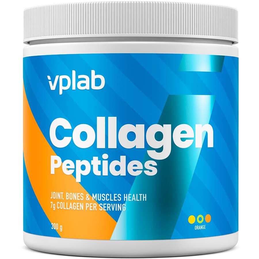 фото Vplab коллаген vplab collagen peptides, 300 г, вкус: апельсин