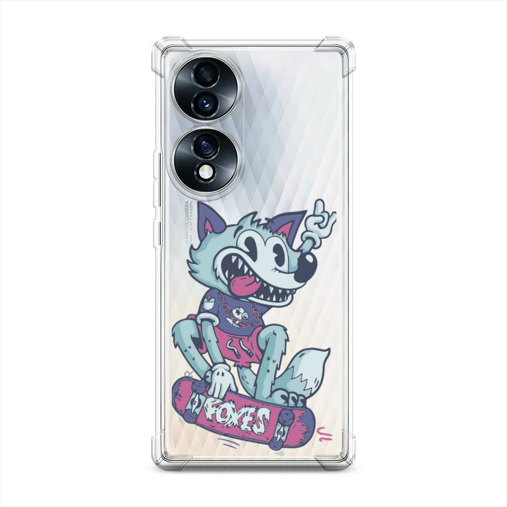 

Чехол Awog на Honor 70 "Foxes", Голубой;фиолетовый, 6108251-1