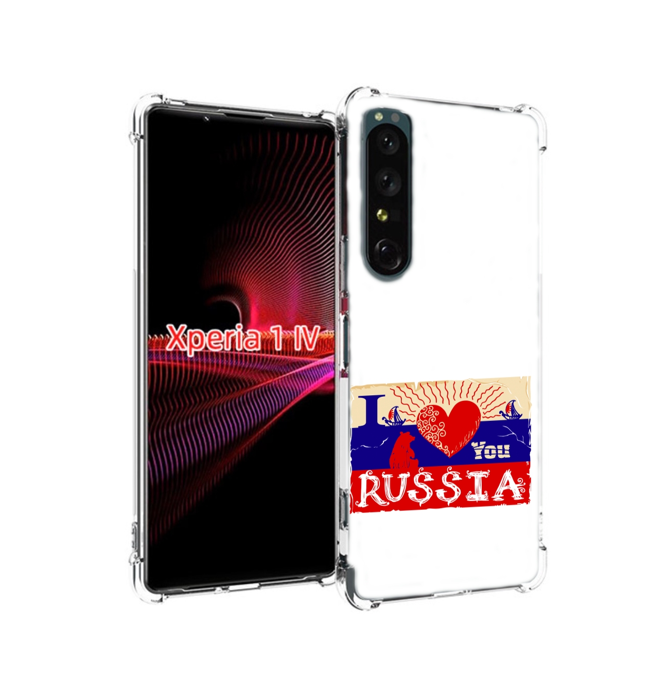 

Чехол накладка MyPads Люблю Россию для Sony Xperia 1 IV, Прозрачный, Tocco