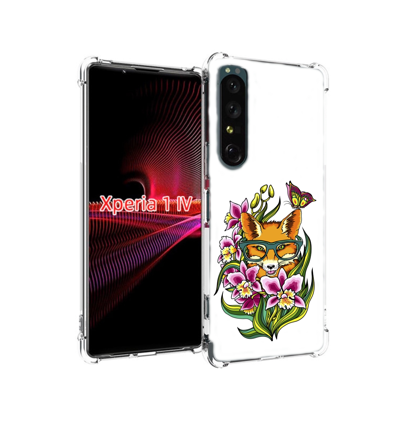 

Чехол накладка MyPads Лиса в цветах для Sony Xperia 1 IV, Прозрачный, Tocco