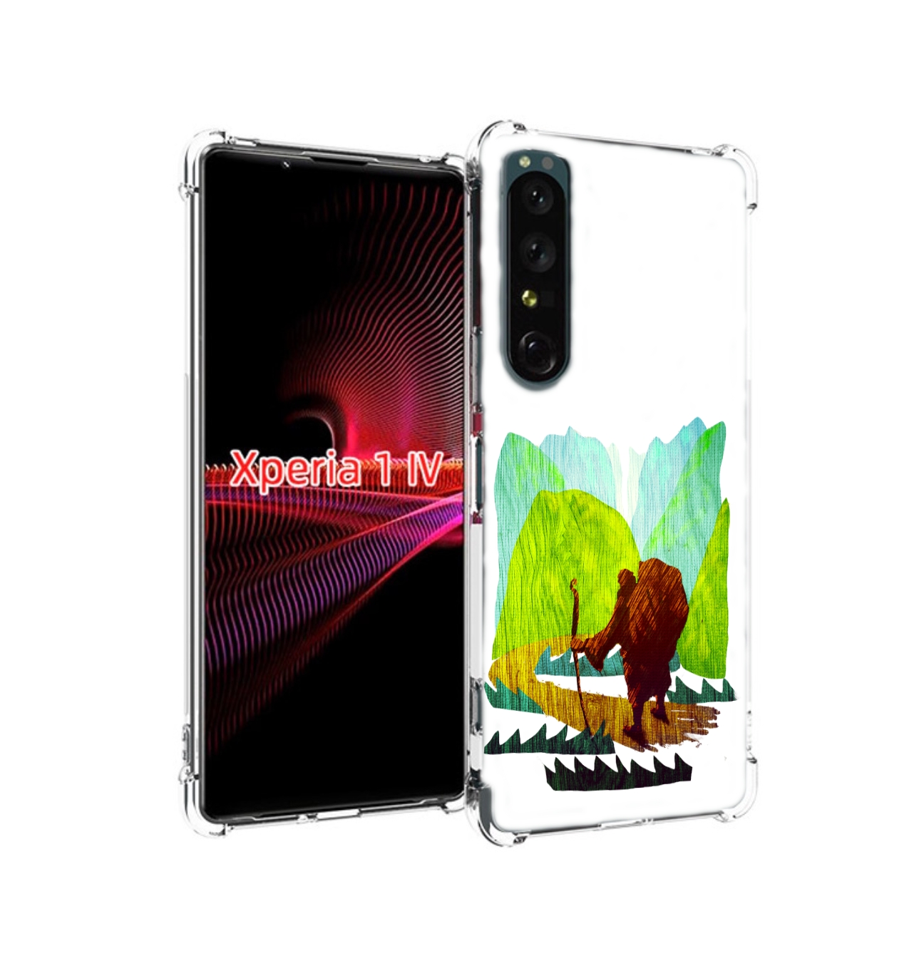 

Чехол накладка MyPads Лесная тропа для Sony Xperia 1 IV, Прозрачный, Tocco